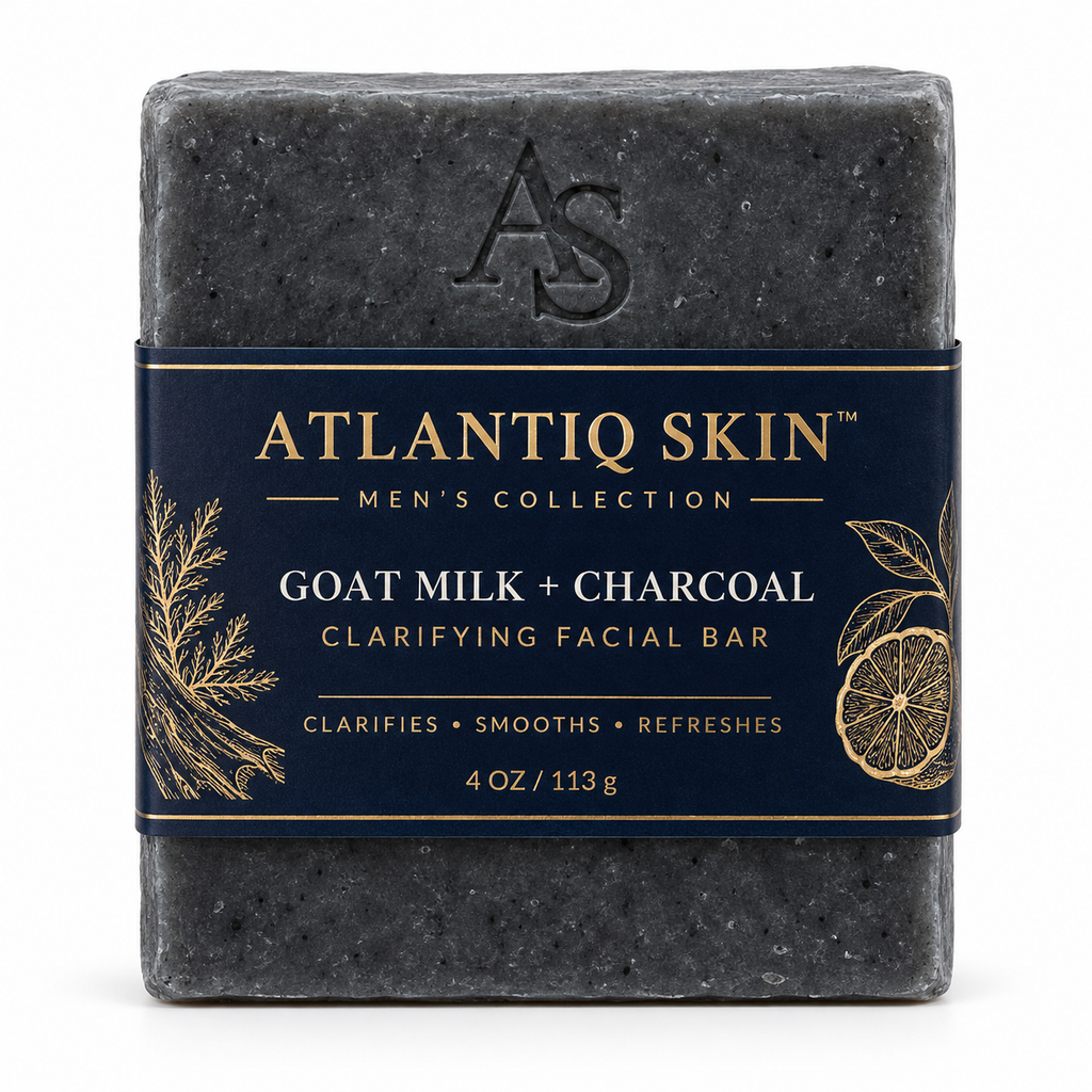 Charcoal Goat Milk Cleansing Bar.