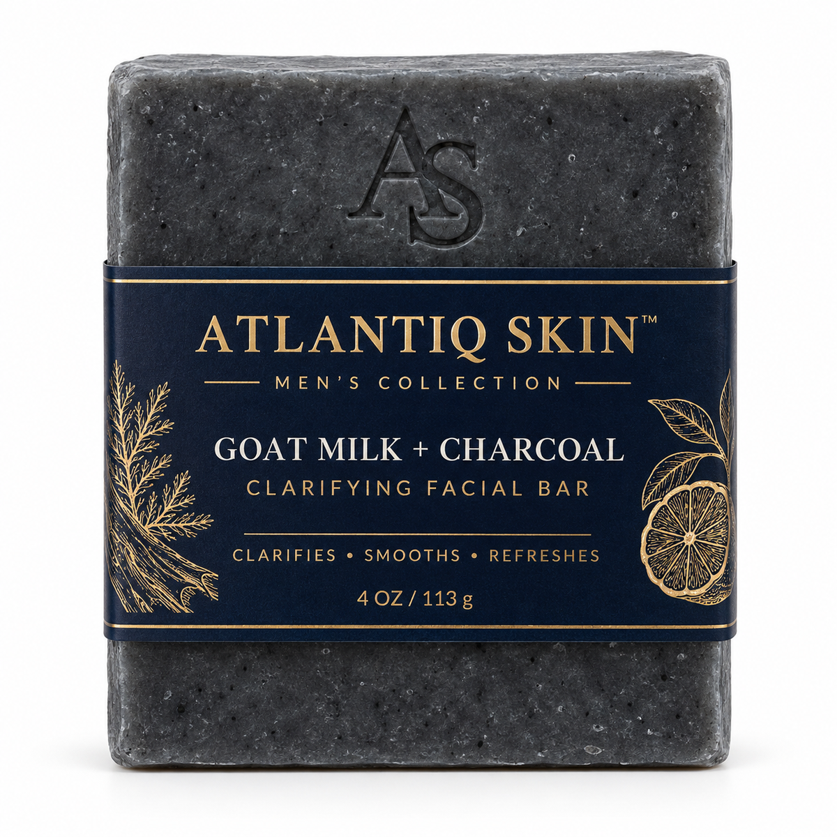 Charcoal Goat Milk Cleansing Bar.
